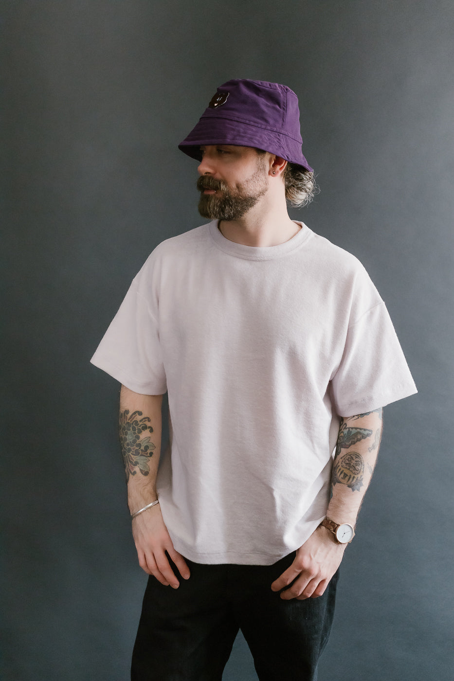Fons Boxy Fit Towel T-Shirt - Light Power