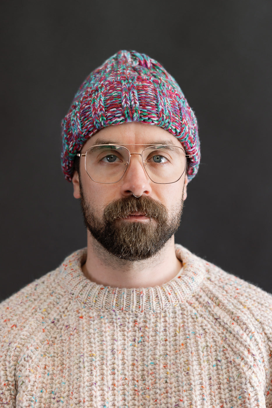 Marled Fantasies Hat - Astro Mix