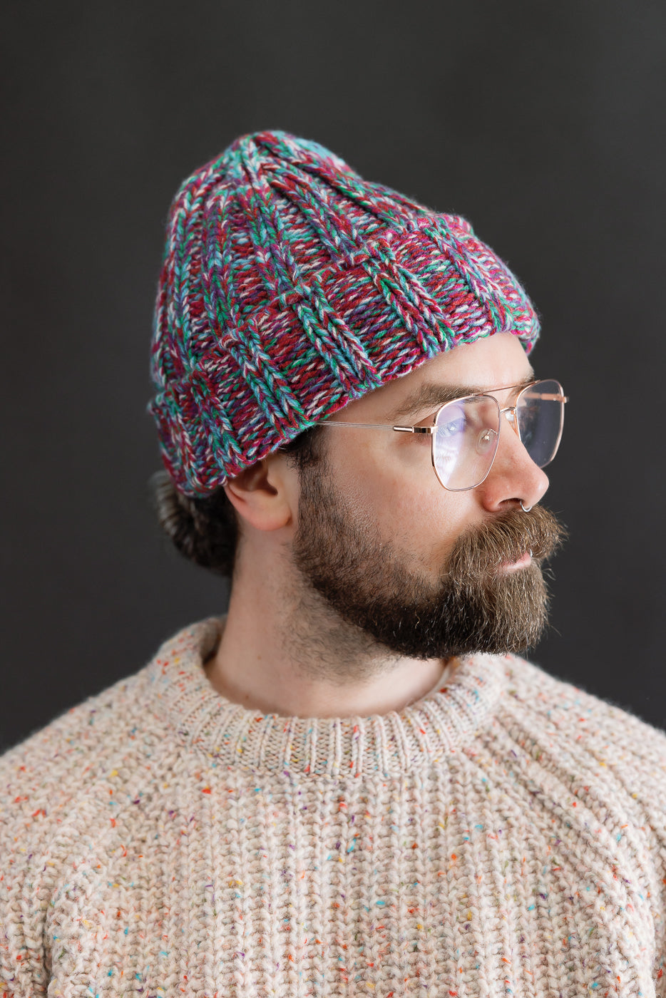 Marled Fantasies Hat - Astro Mix