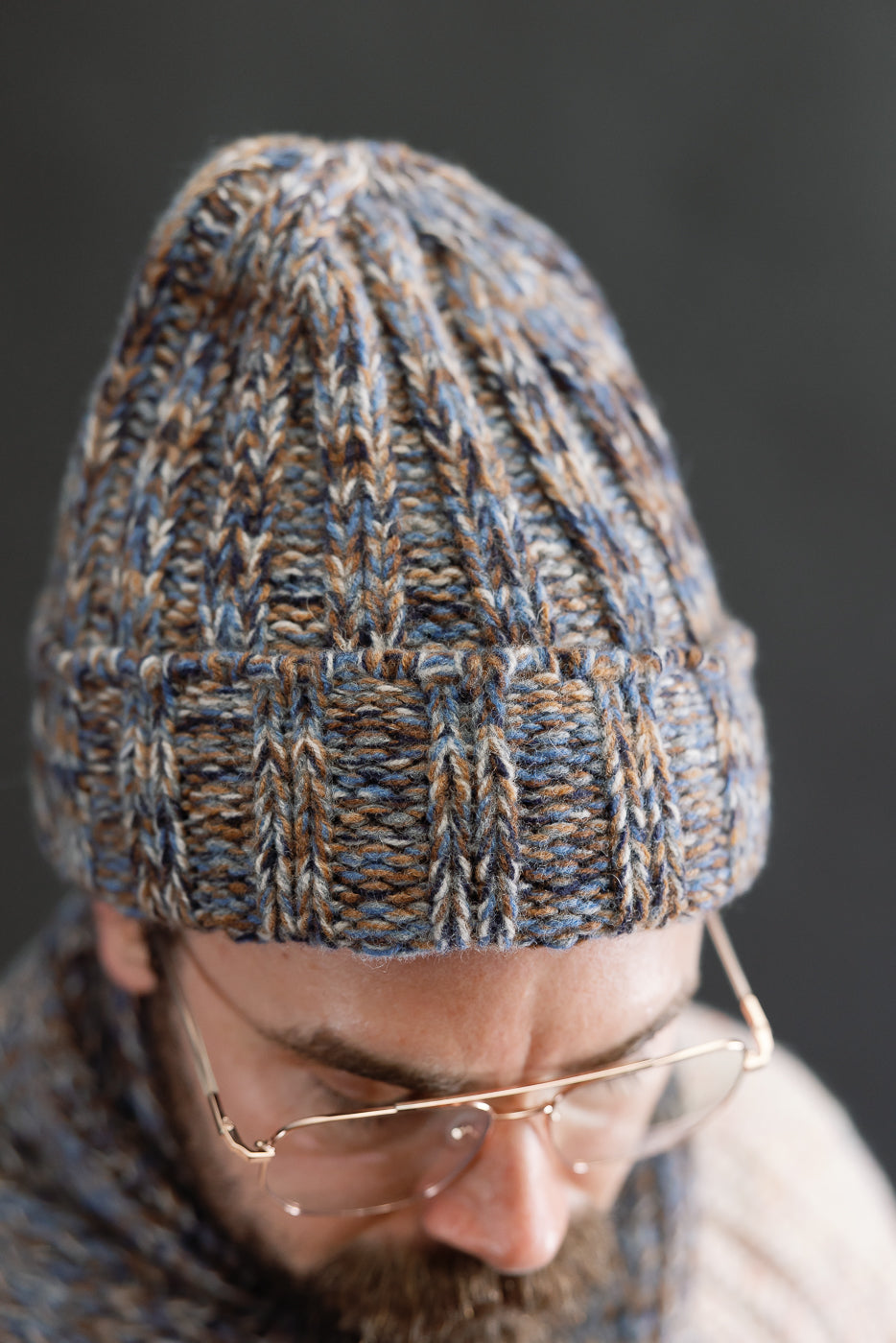 Marled Fantasies Hat - Jeans Mix