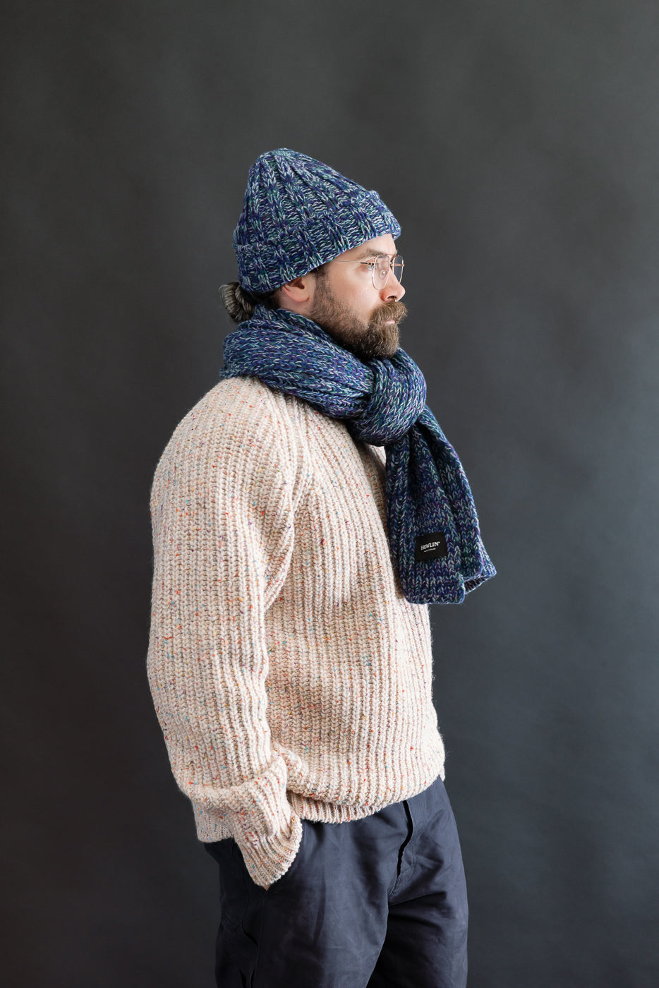 Marled Fantasies Scarf - Diesel Mix