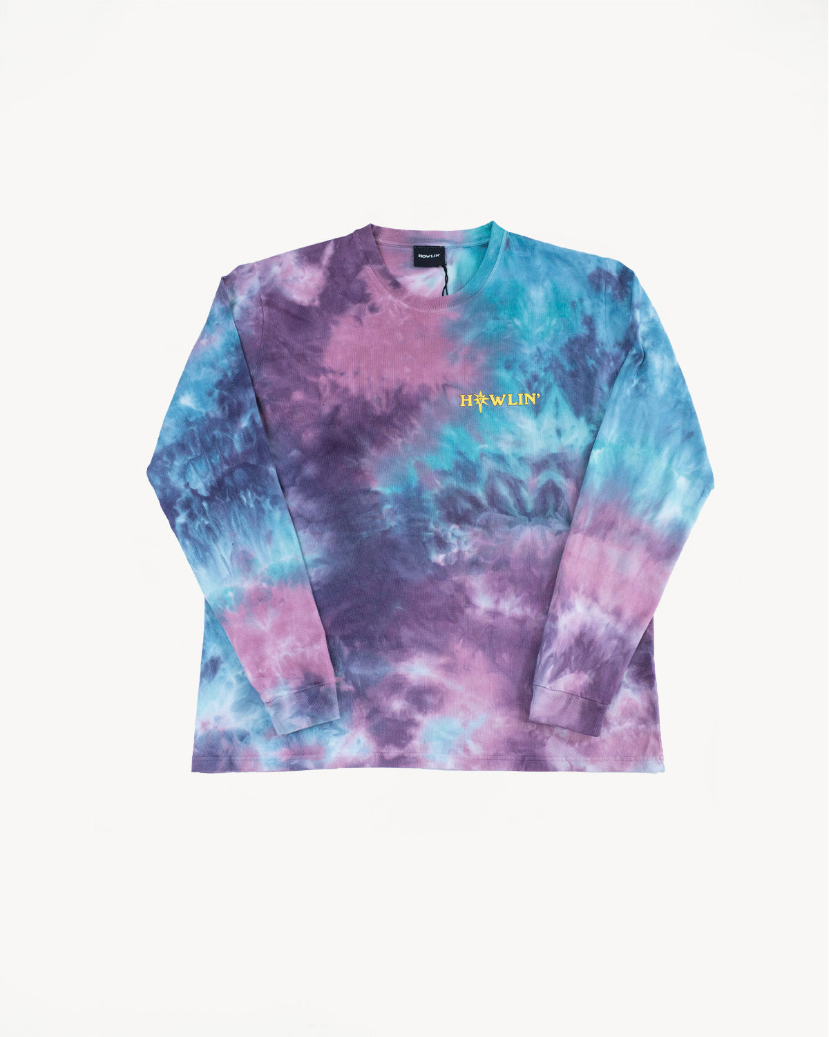 Howlin' Tie Dye T-Shirt Long Sleeve - Night Mix