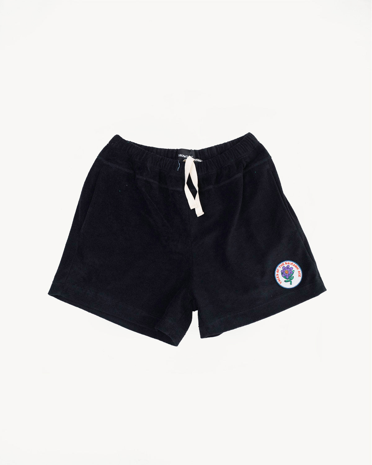 Towel Shorts Uni - Tales Of The Balearic Age - Black