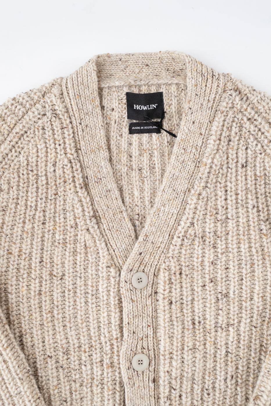 Safety Knit Cardigan - Biscuit