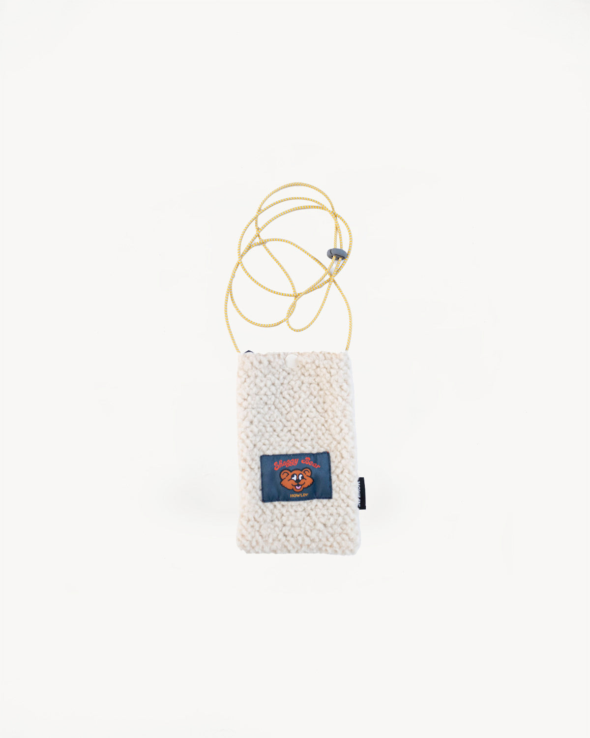 Shaggy Bear Pouch - Ecru