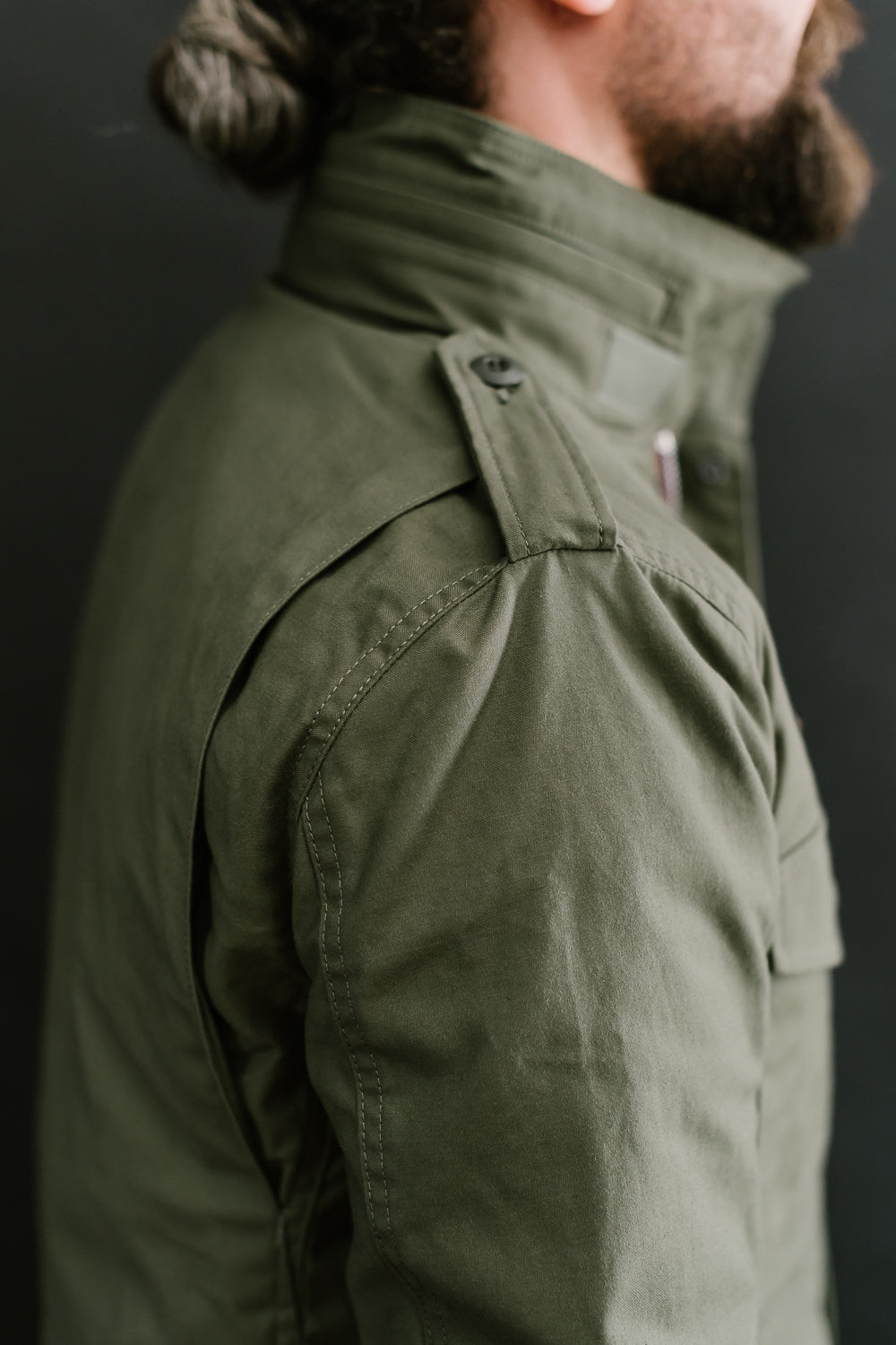 IHM-41-GRN - Quilt Lining M65 Field Jacket - Olive Drab Green