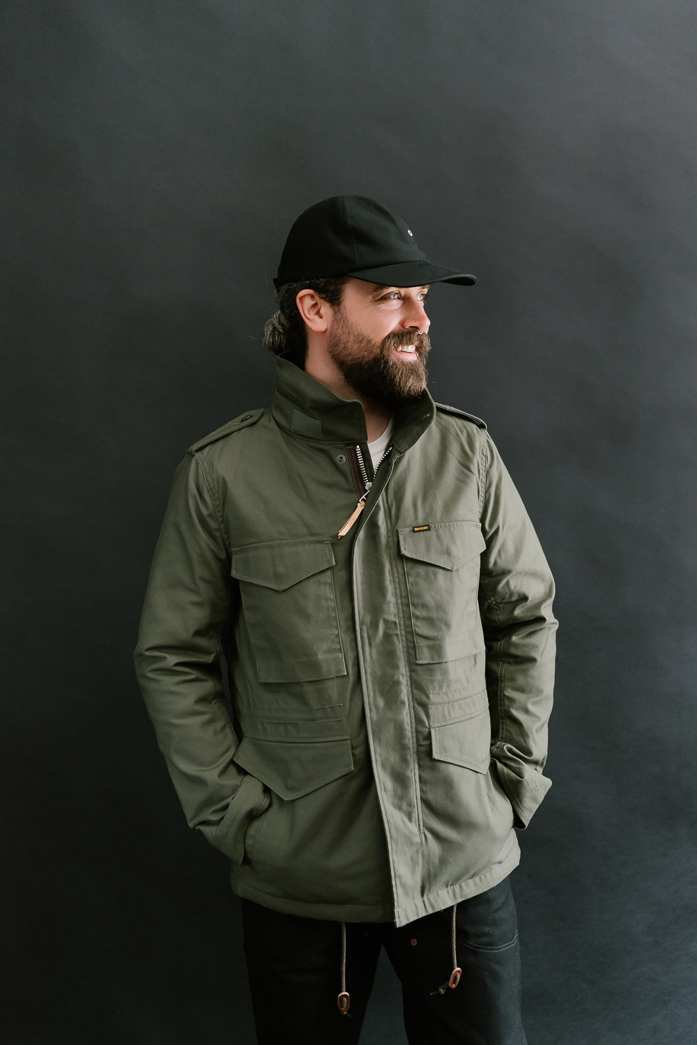 IHM-41-GRN - Quilt Lining M65 Field Jacket - Olive Drab Green