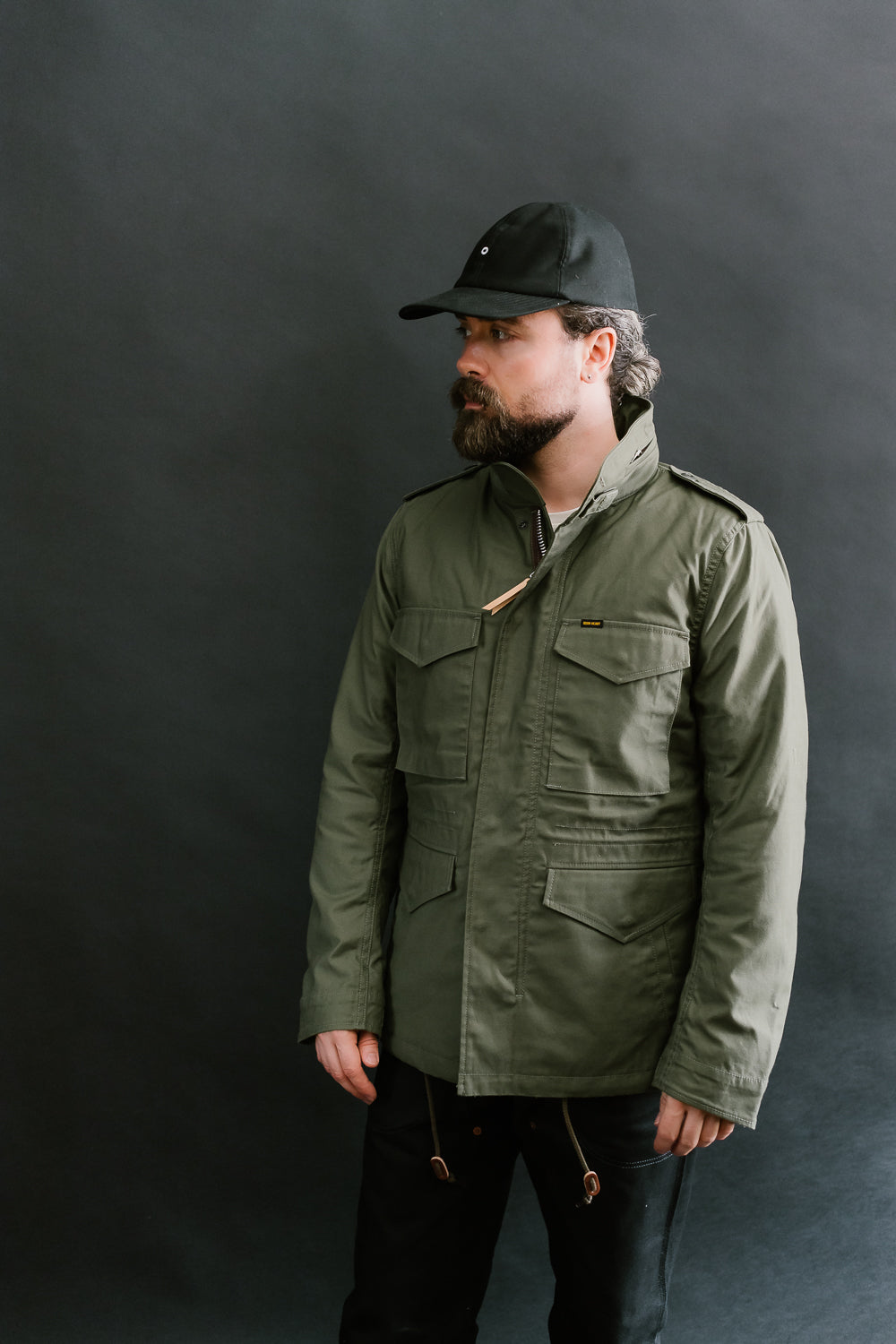 IHM-41-GRN - Quilt Lining M65 Field Jacket - Olive Drab Green