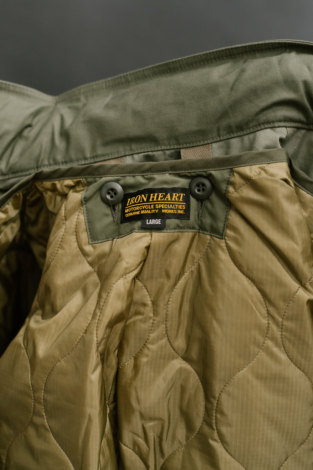 IHM-41-GRN - Quilt Lining M65 Field Jacket - Olive Drab Green
