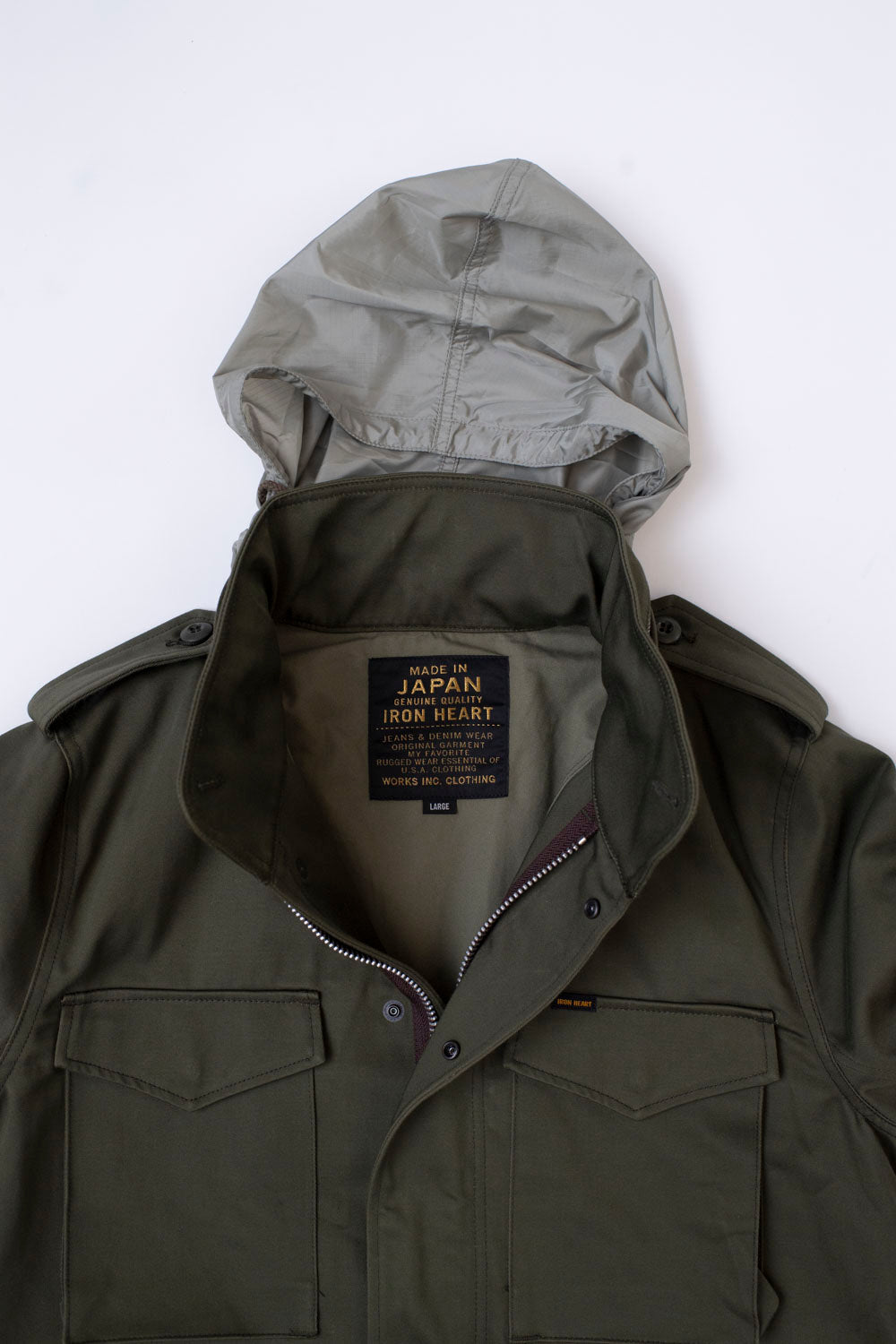 IHM-41-GRN - Quilt Lining M65 Field Jacket - Olive Drab Green