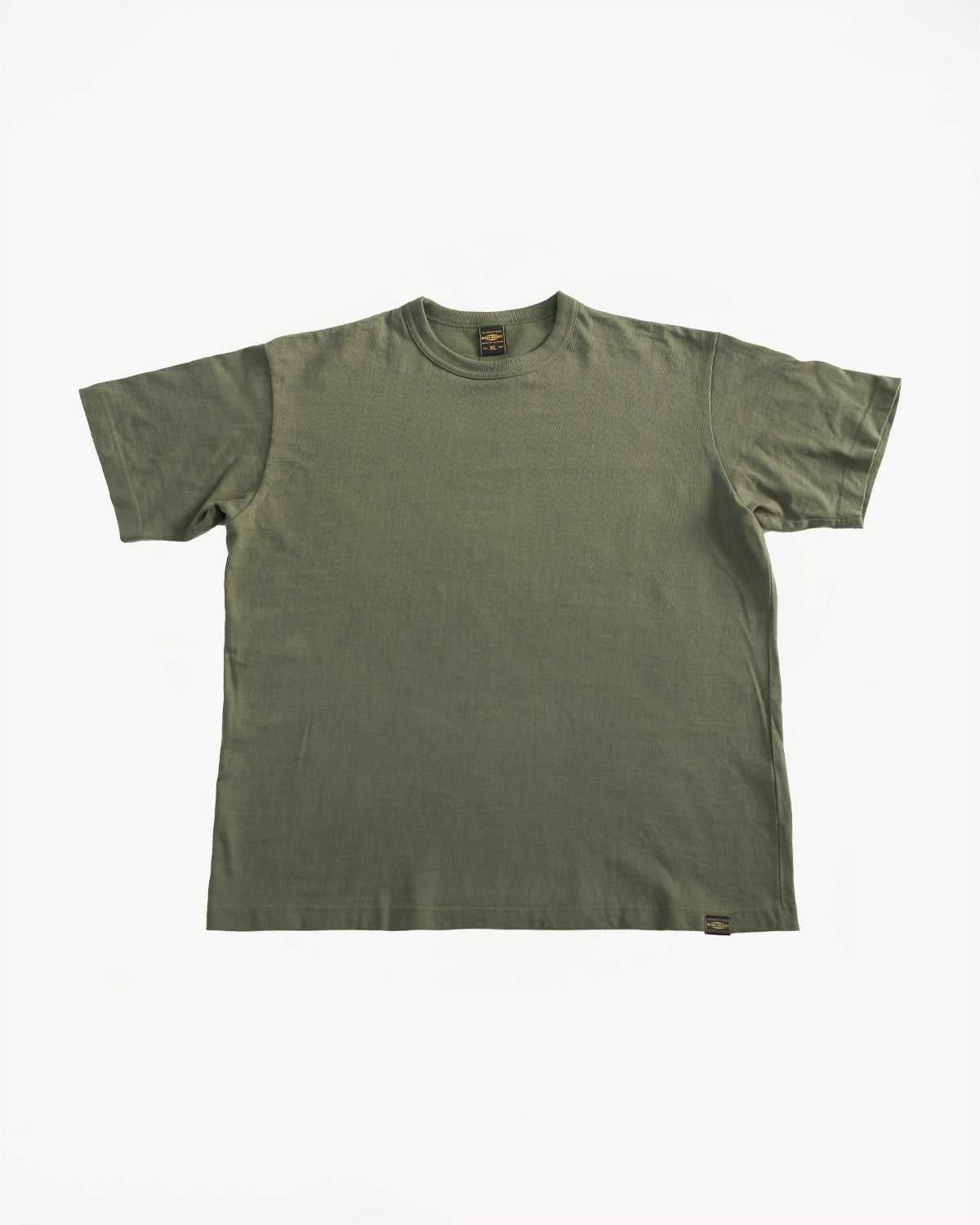 IHT-1610L-OLV - 6.5oz Loopwheel Crew Neck T-Shirt with Longer Body - Olive
