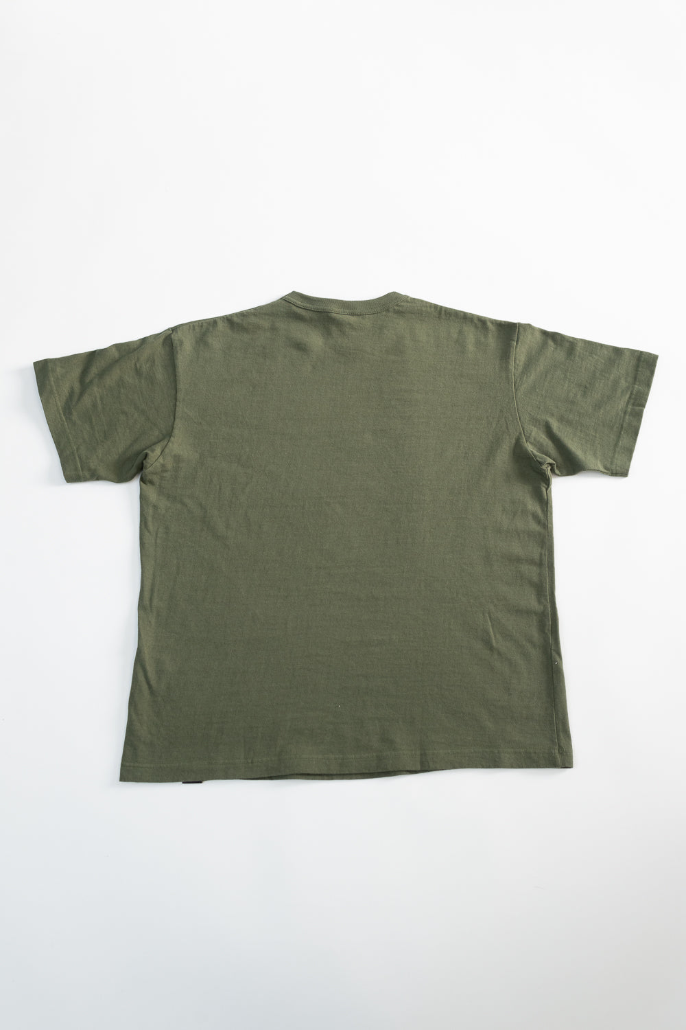 IHT-1610L-OLV - 6.5oz Loopwheel Crew Neck T-Shirt with Longer Body - Olive