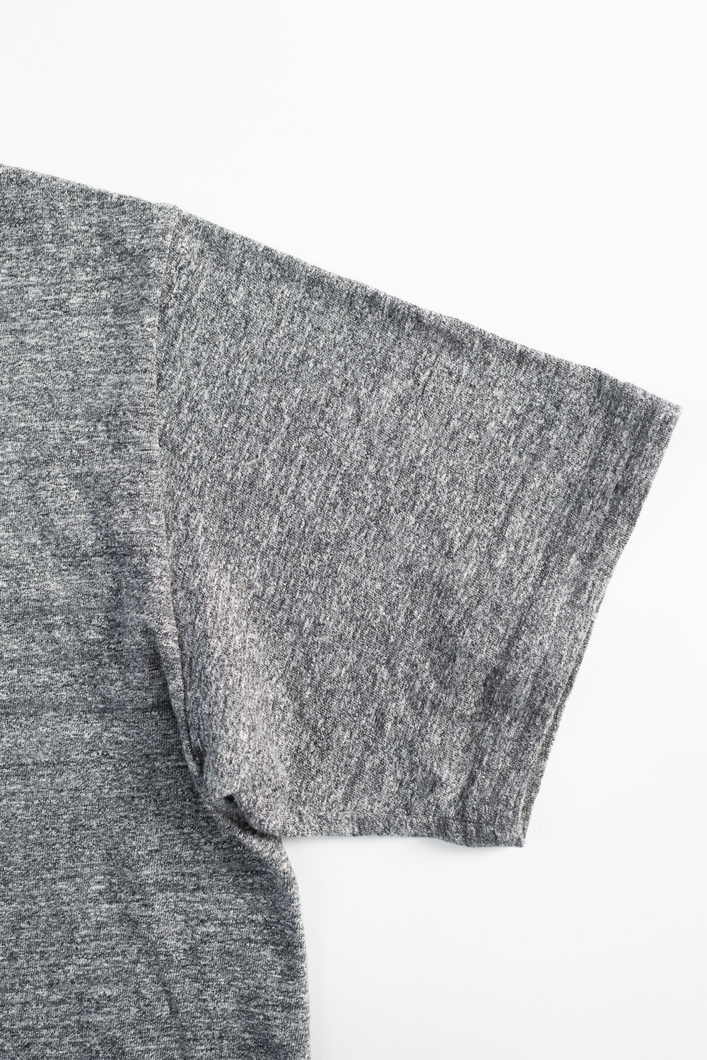 IHT-1610L-GRY - 6.5oz Loopwheel Crew Neck T-Shirt with Longer Body - Grey
