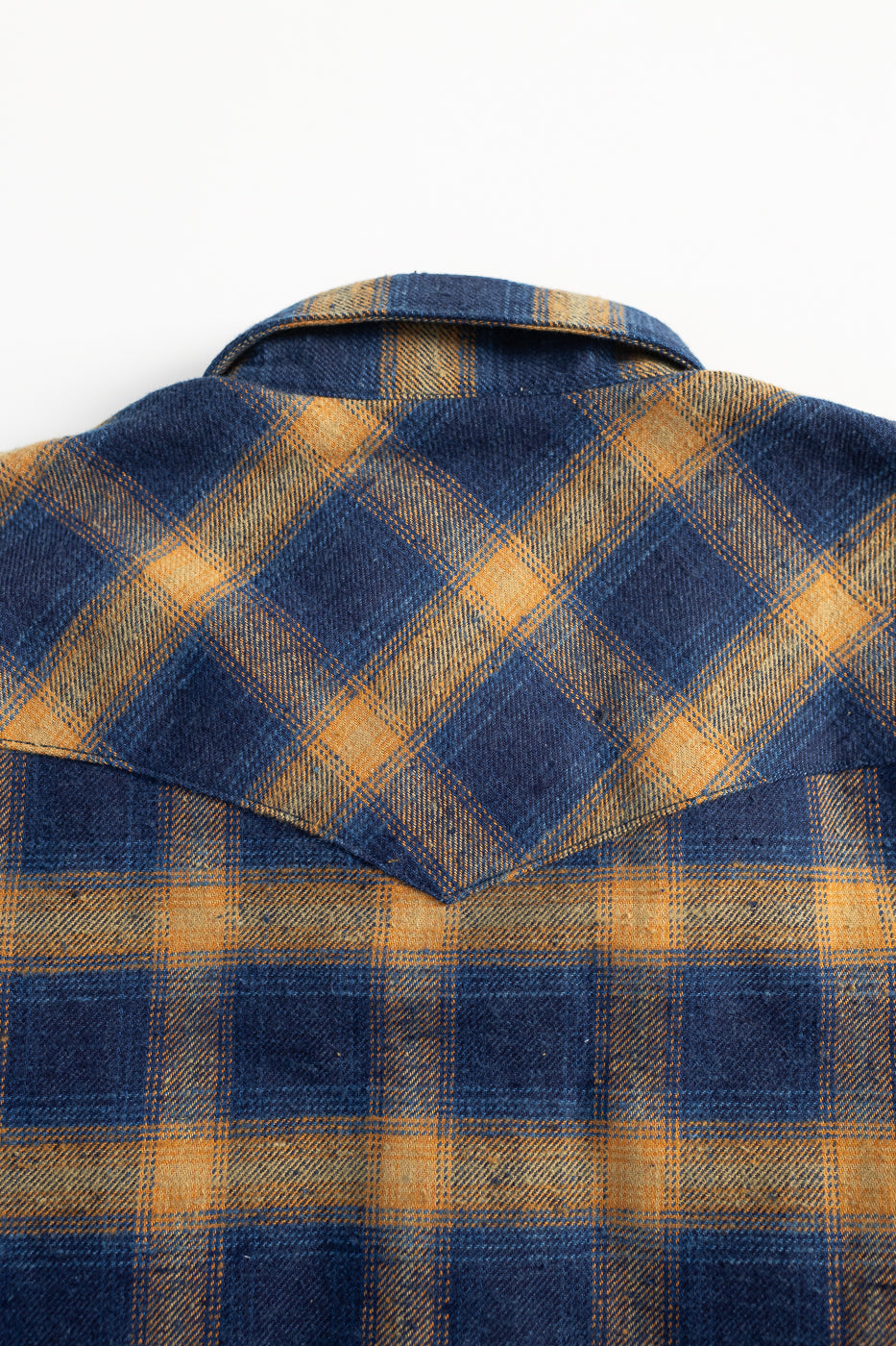 10.5oz Dawson Selvedge Flannel - Indigo, Beige