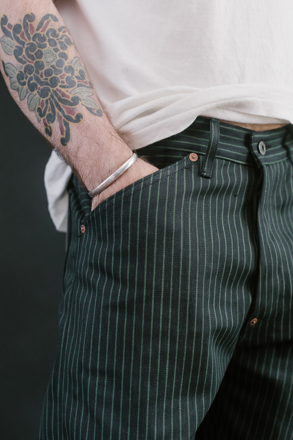 12oz - Jack Pants - Viridescent Stripe