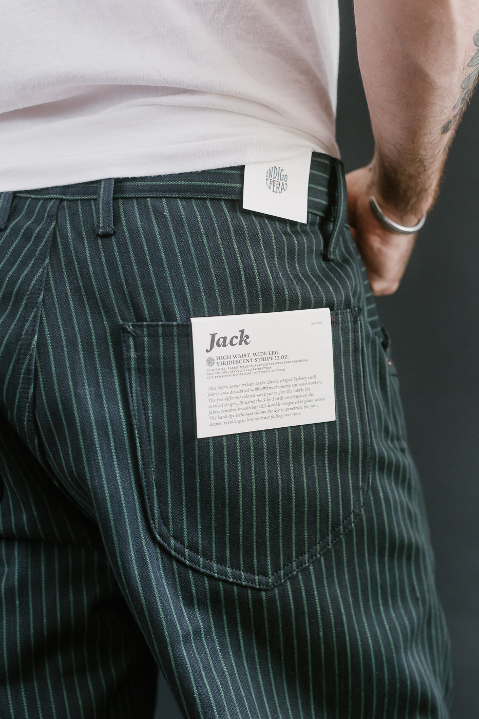12oz - Jack Pants - Viridescent Stripe