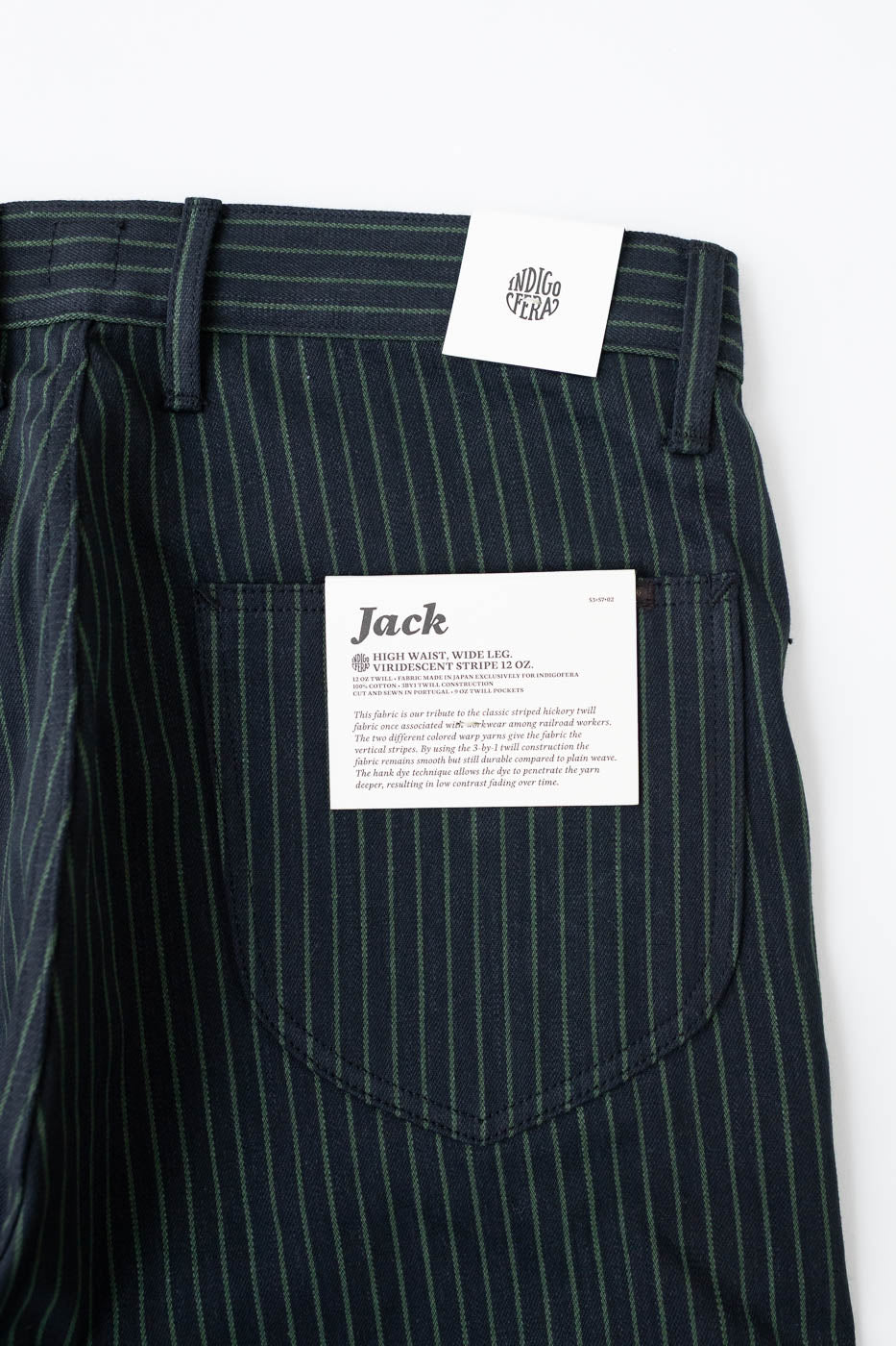 12oz - Jack Pants - Viridescent Stripe