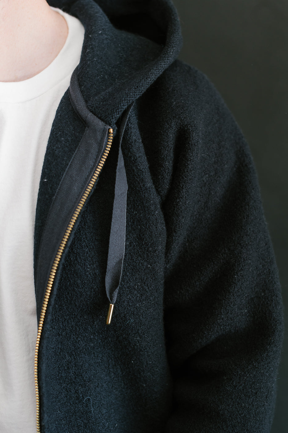 Bighorn Power Wool Zip Hoodie - Dark Navy