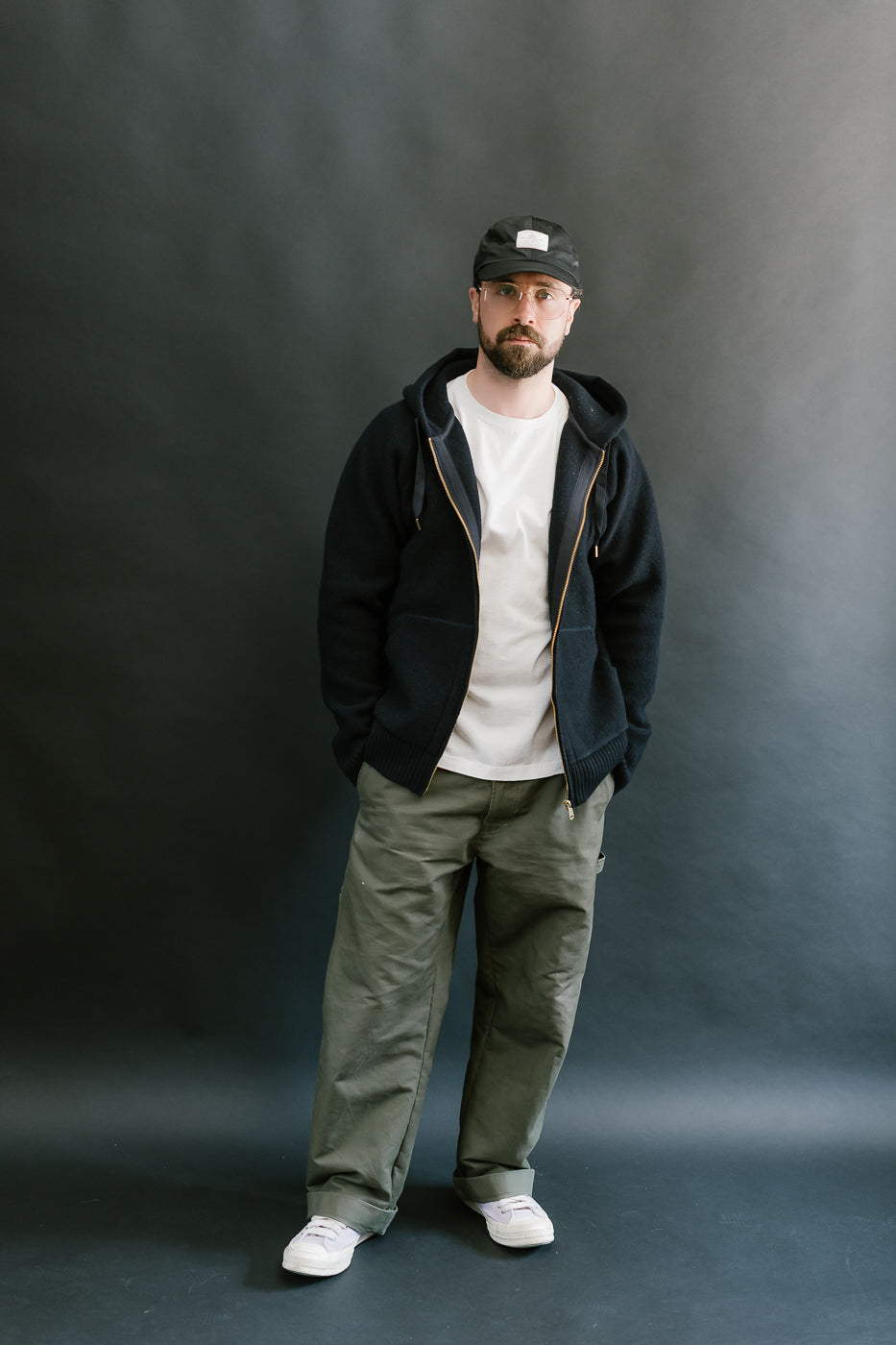 Bighorn Power Wool Zip Hoodie - Dark Navy