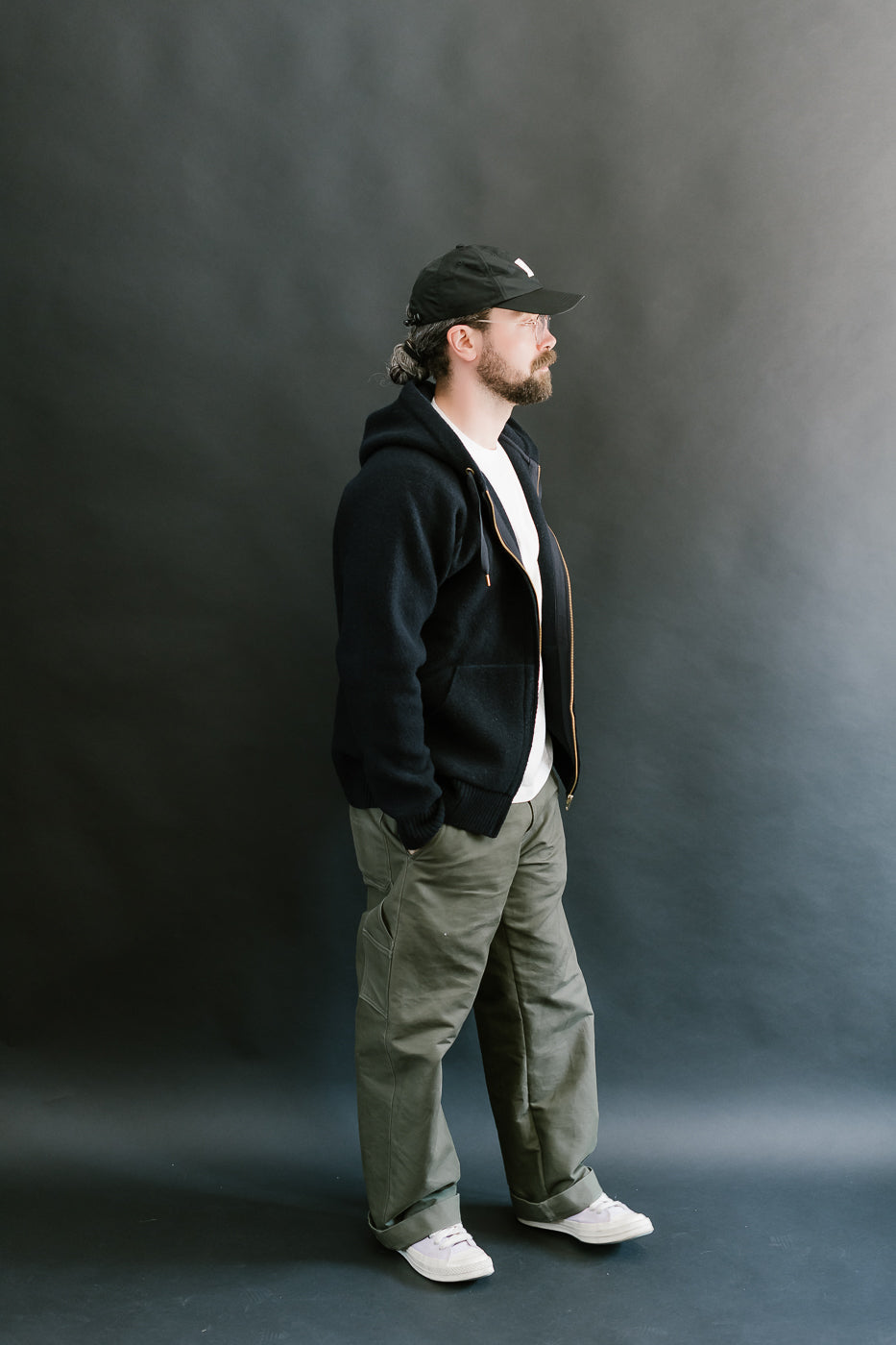 Bighorn Power Wool Zip Hoodie - Dark Navy