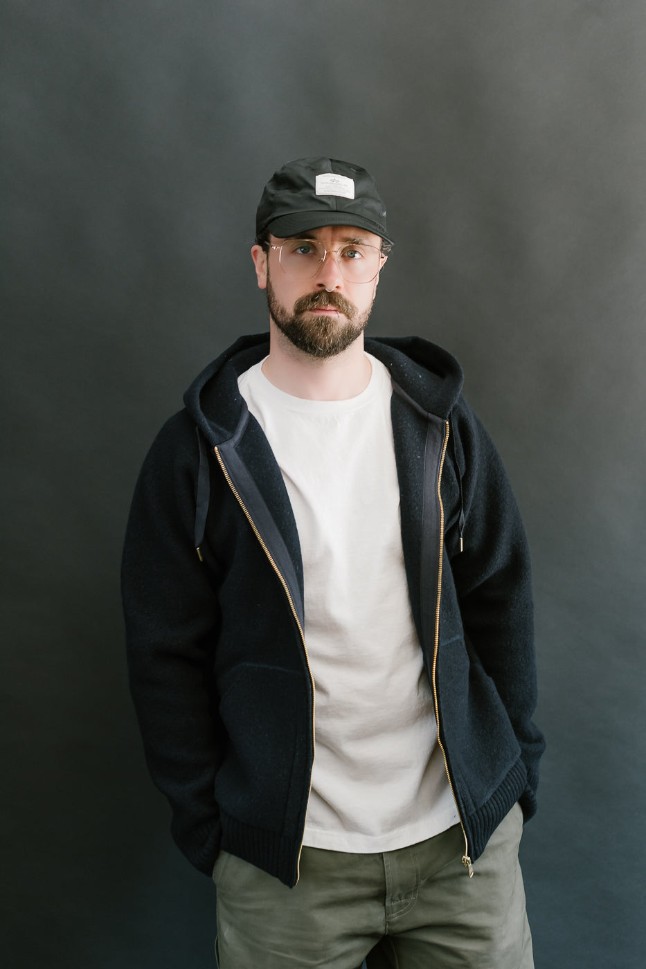 Bighorn Power Wool Zip Hoodie - Dark Navy