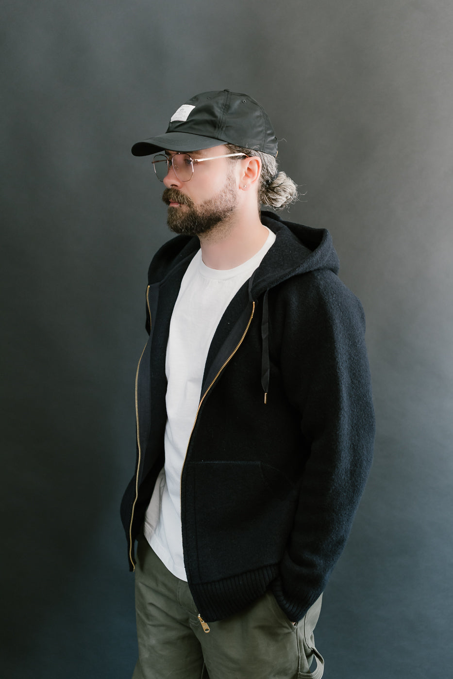Bighorn Power Wool Zip Hoodie - Dark Navy