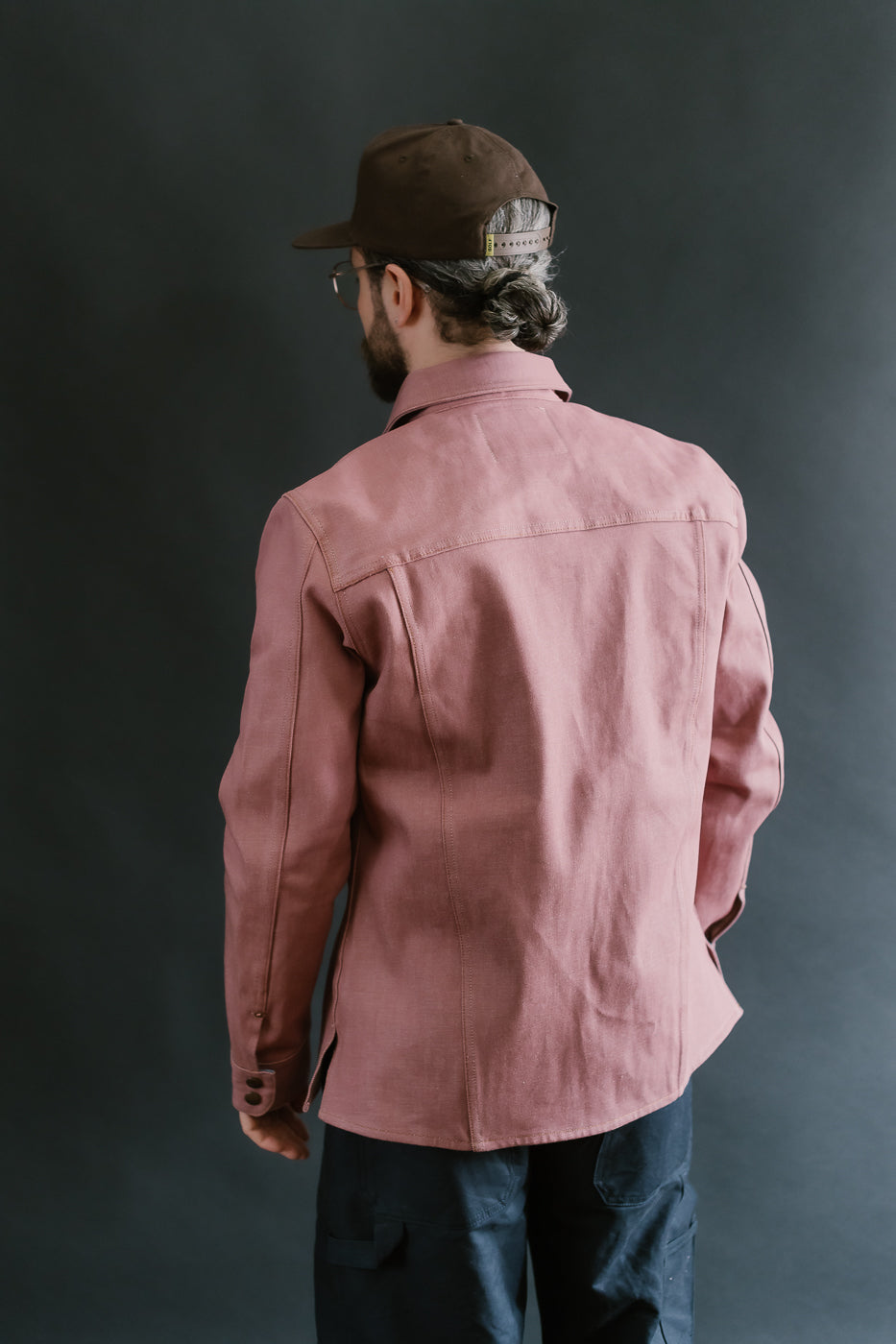 Copeland Shirt Jacket - Pink Denim