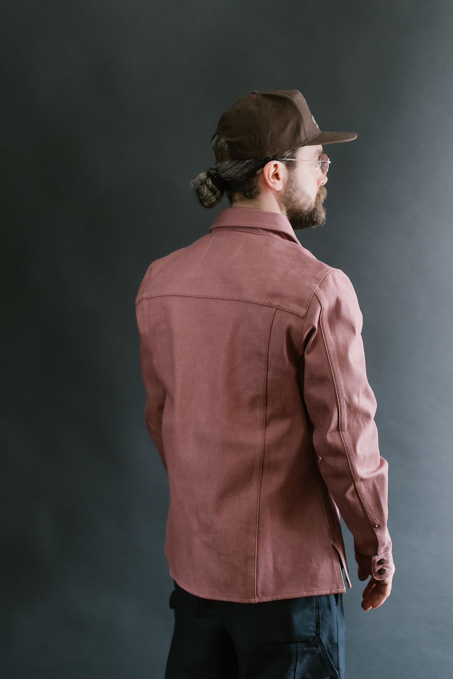 Copeland Shirt Jacket - Pink Denim