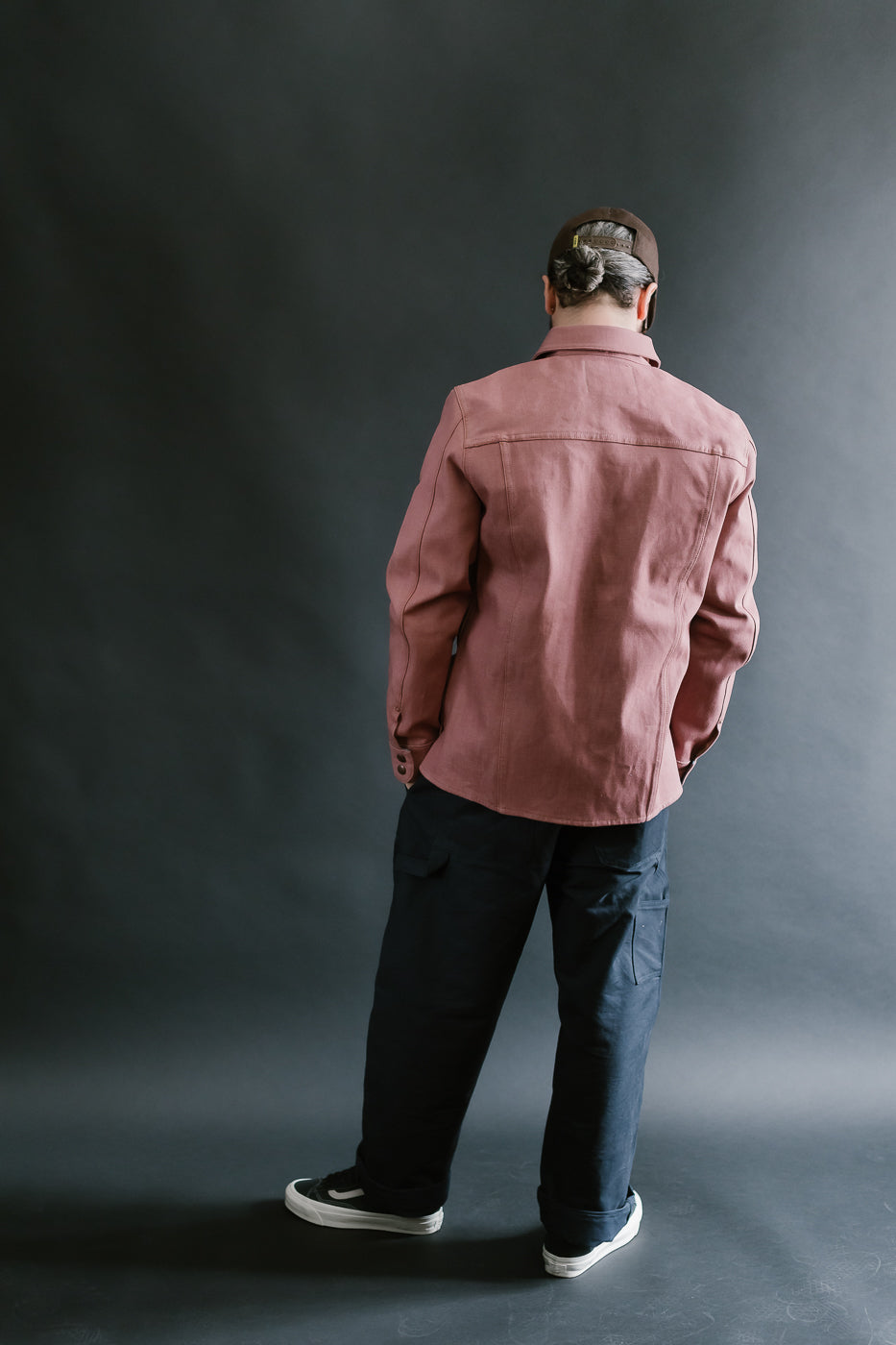 Copeland Shirt Jacket - Pink Denim