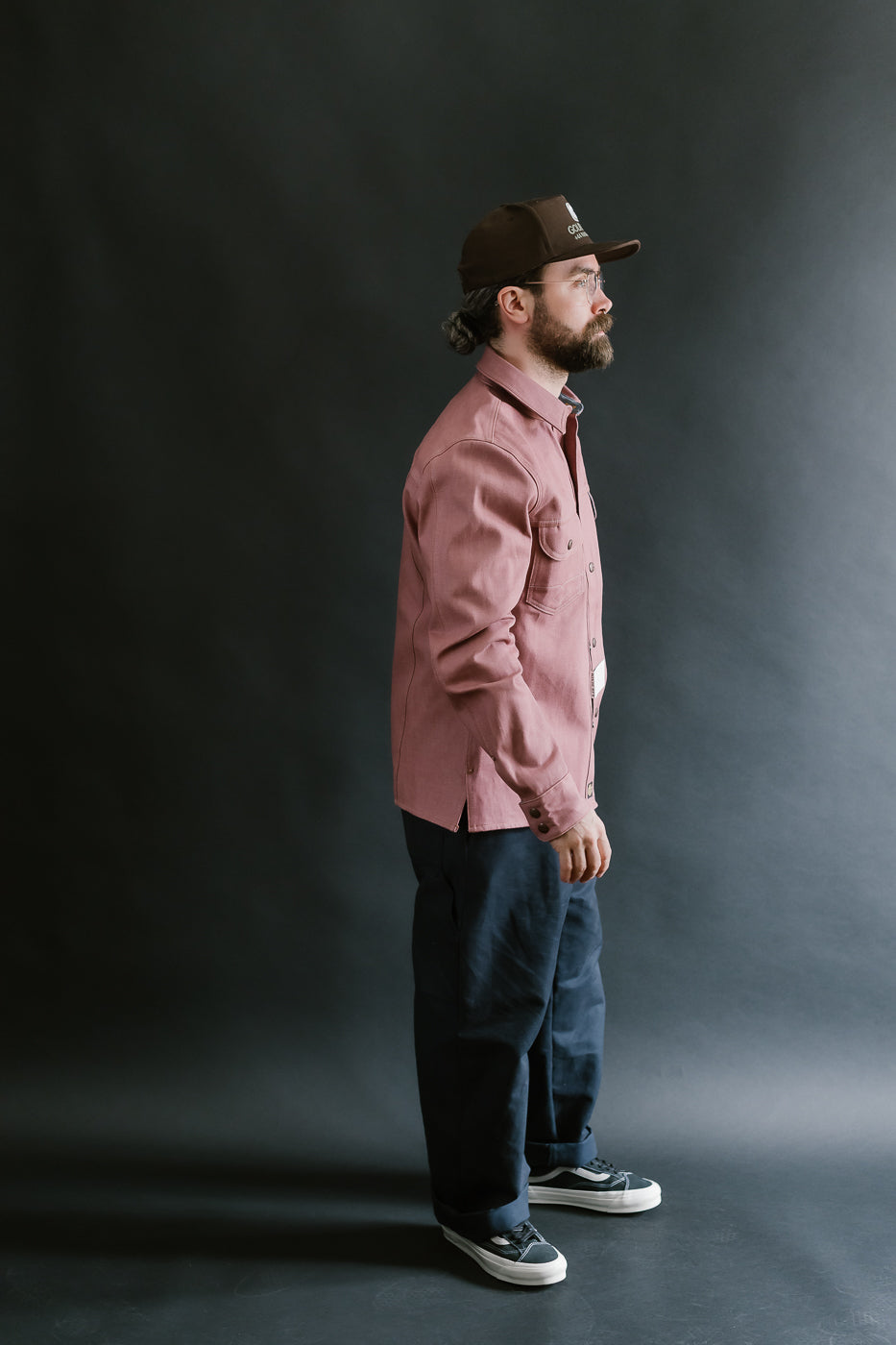 Copeland Shirt Jacket - Pink Denim