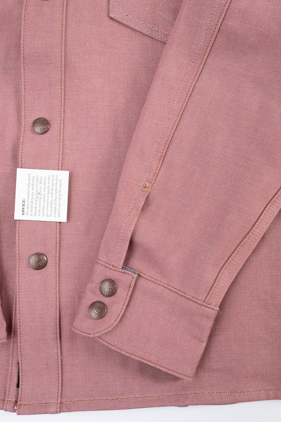 Copeland Shirt Jacket - Pink Denim