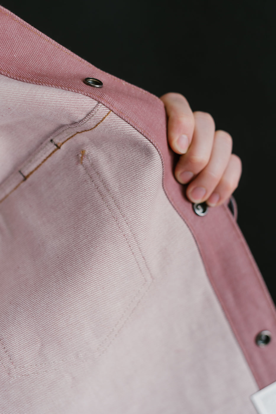 Copeland Shirt Jacket - Pink Denim