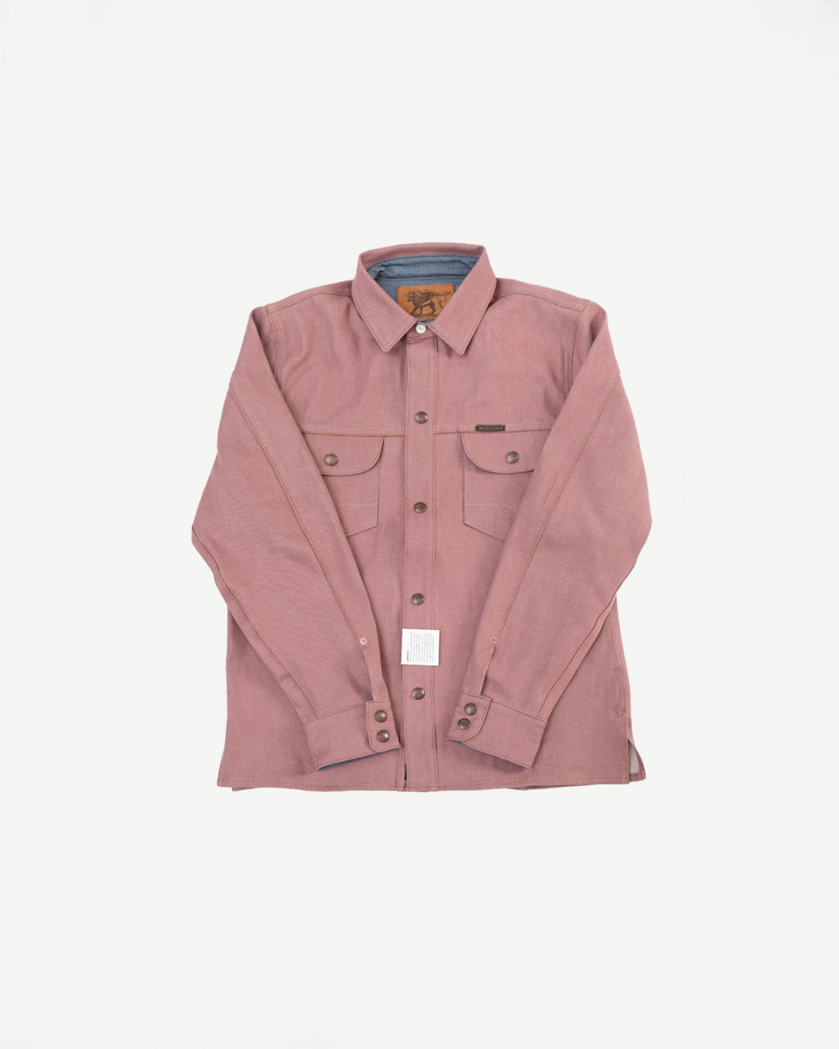 Copeland Shirt Jacket - Pink Denim