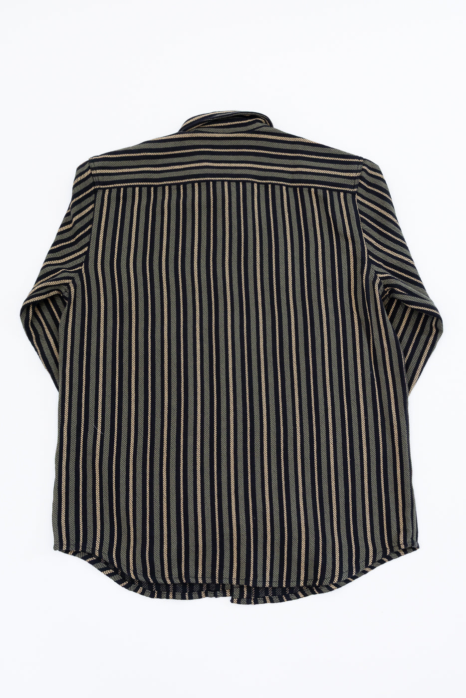 McAllen Shirt Drunken Stripe Twill - Black, Beige, Grey