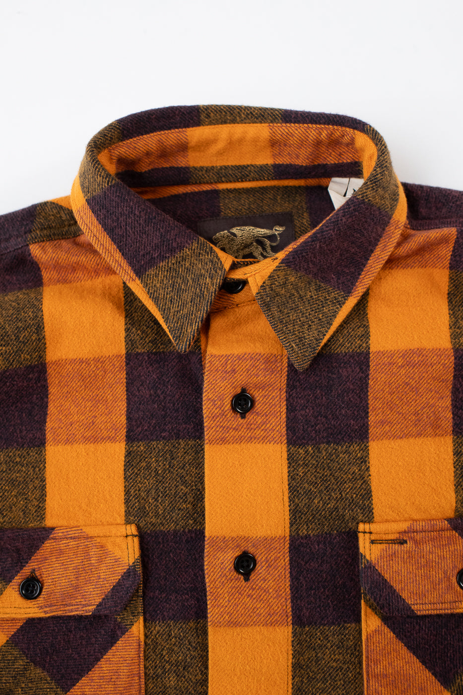 Norris Buffalo Plaid - Orange, Vine, Black
