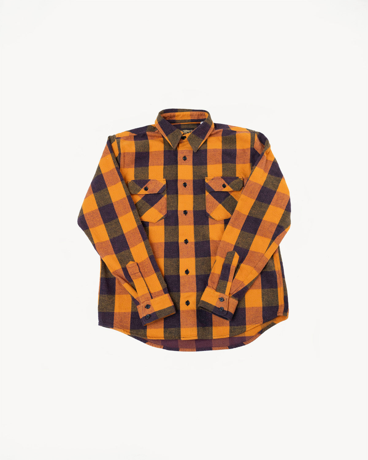 Norris Buffalo Plaid - Orange, Vine, Black