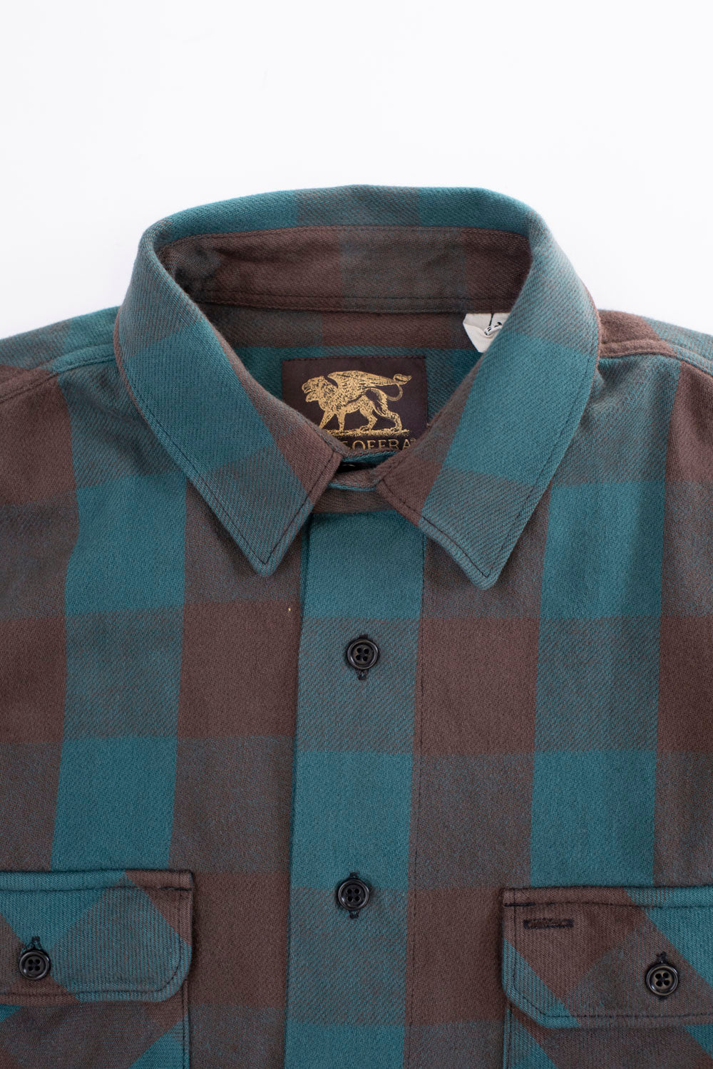 Norris Buffalo Plaid - Petrol, Brown
