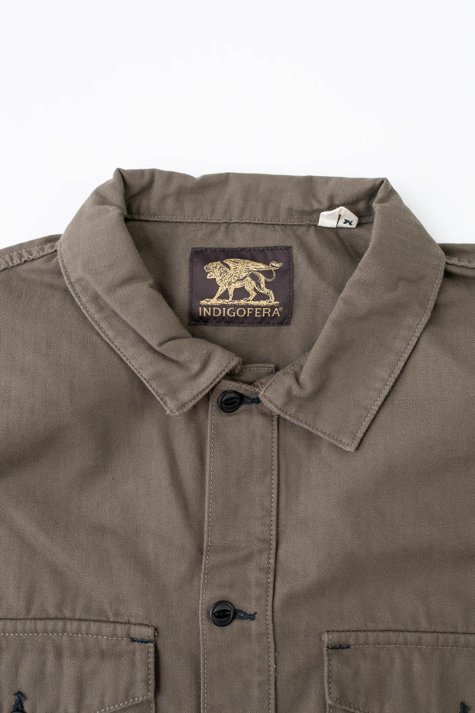 Rivera Neppy Herringbone - Khaki Green