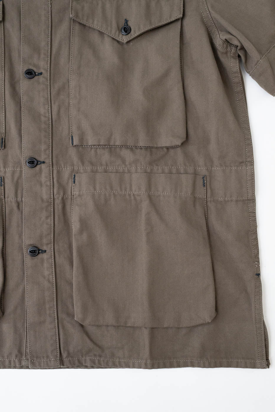 Rivera Neppy Herringbone - Khaki Green