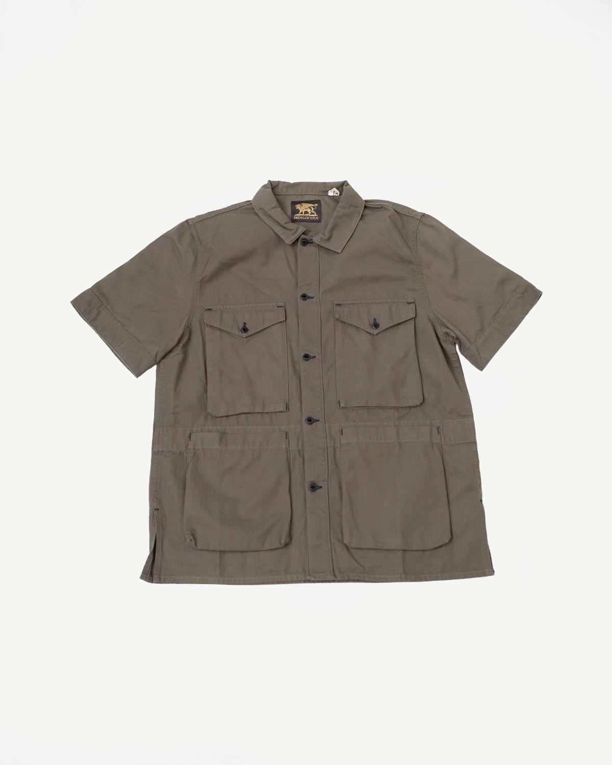 Rivera Neppy Herringbone - Khaki Green