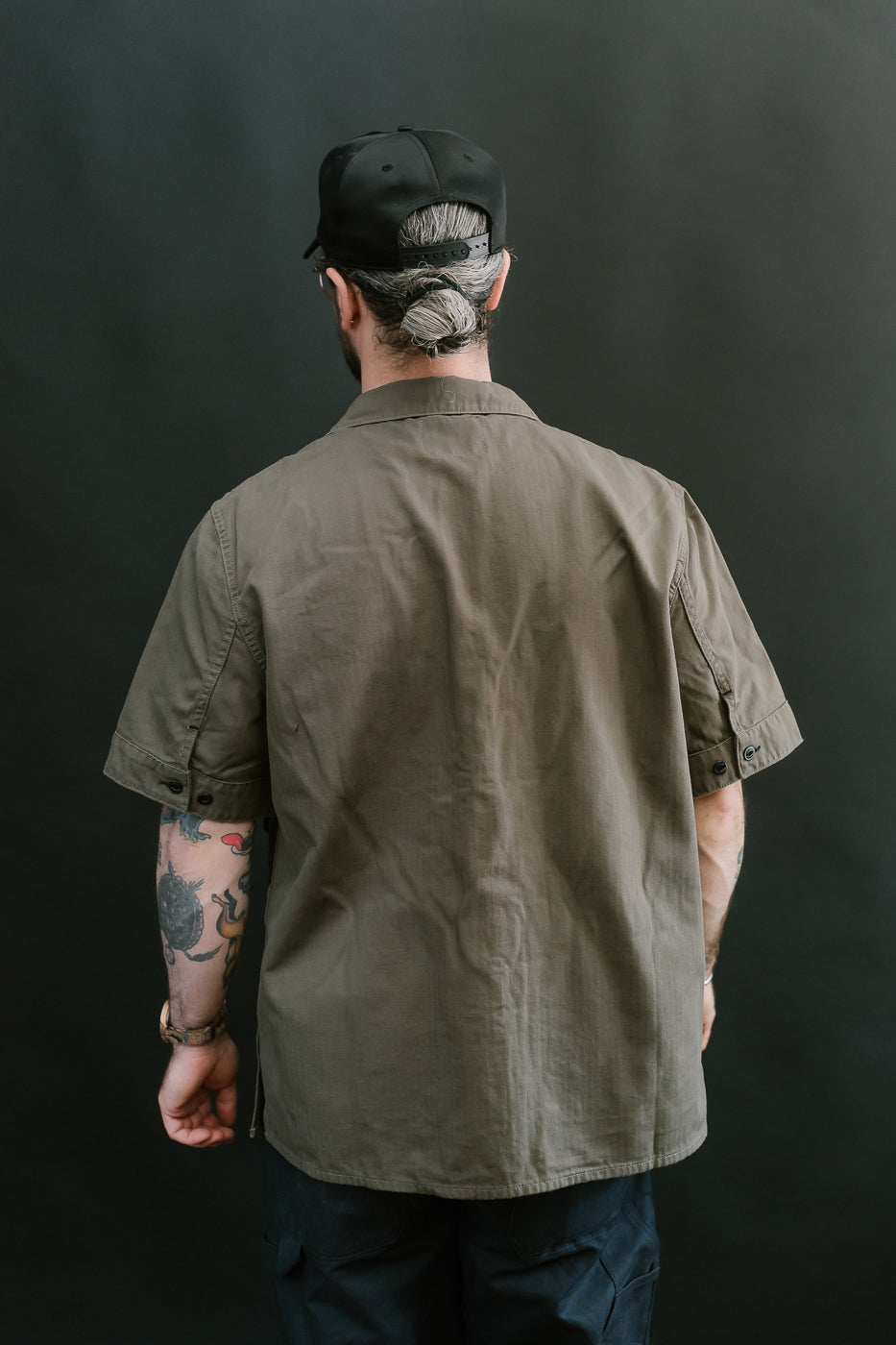 Rivera Neppy Herringbone - Khaki Green