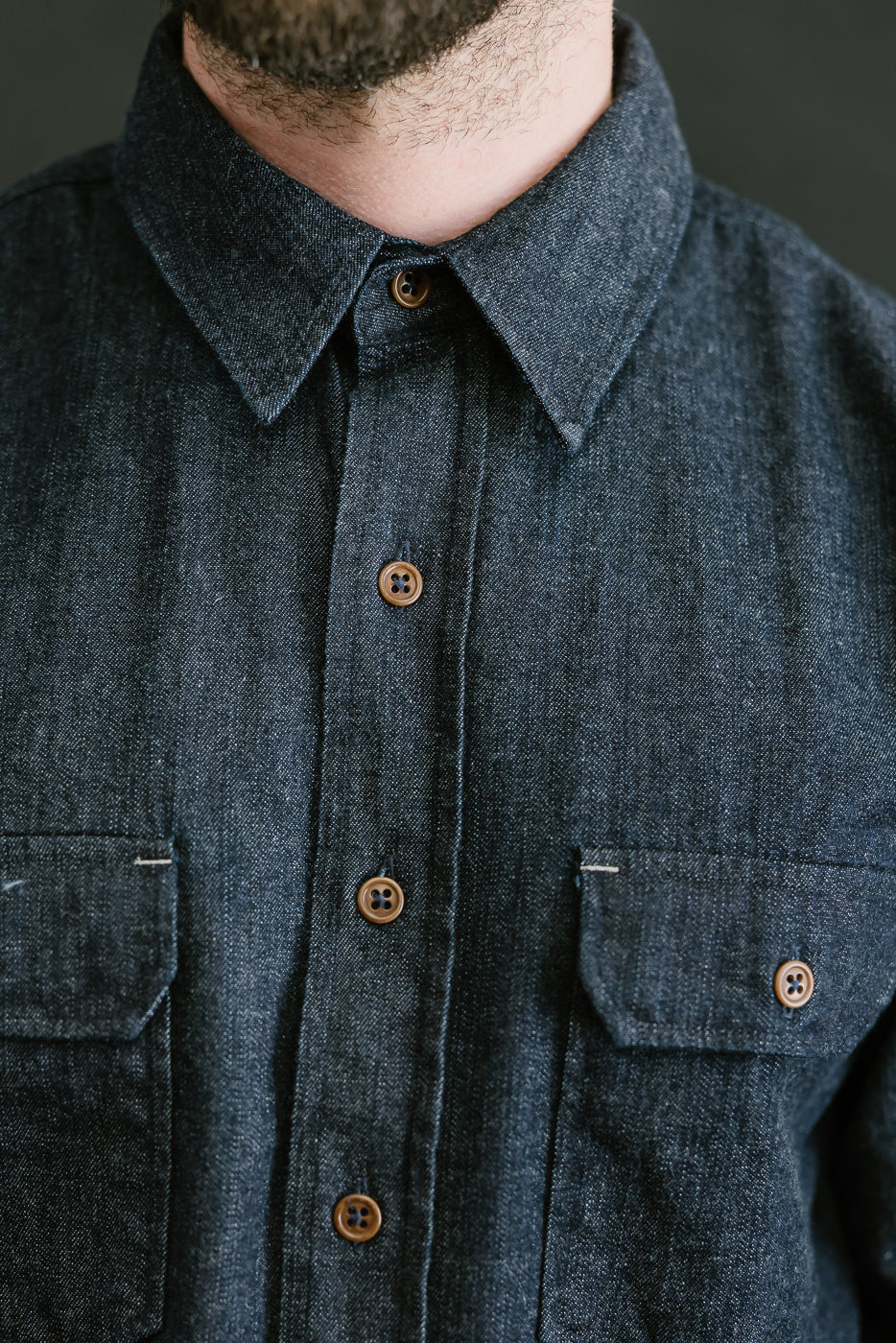 The Alamo Shirt Chambray - Indigo