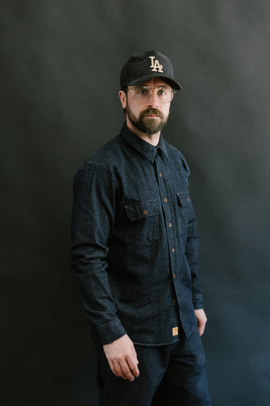 The Alamo Shirt Chambray - Indigo