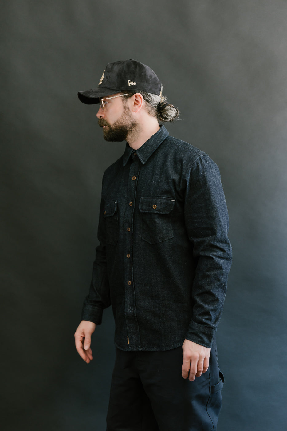 The Alamo Shirt Chambray - Indigo