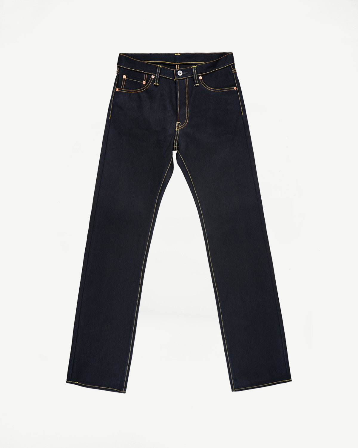 IH-634-XHSib - 25oz Selvedge Denim Straight Cut Jeans - Indigo