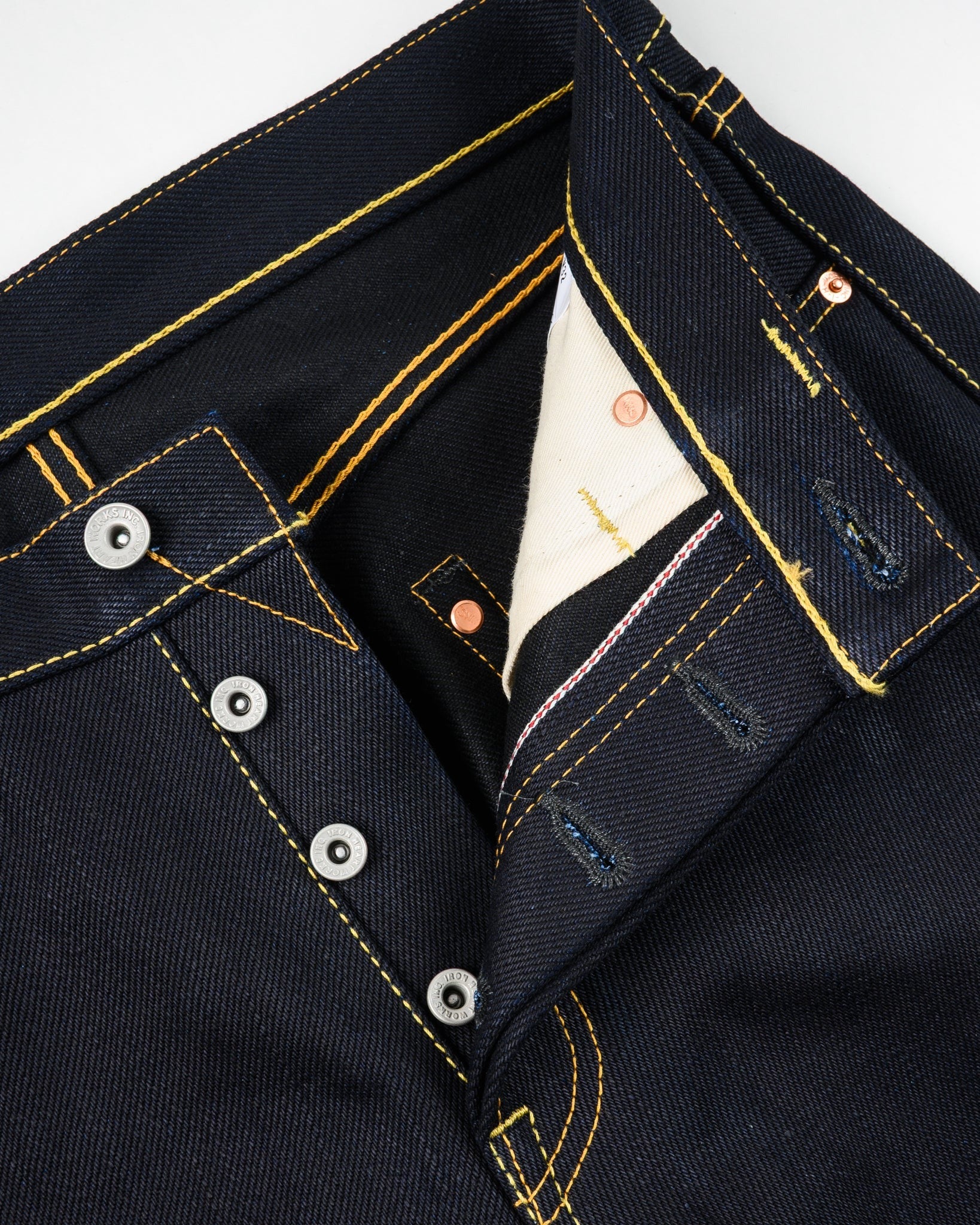 IH-634-XHSib - 25oz Selvedge Denim Straight Cut Jeans - Indigo