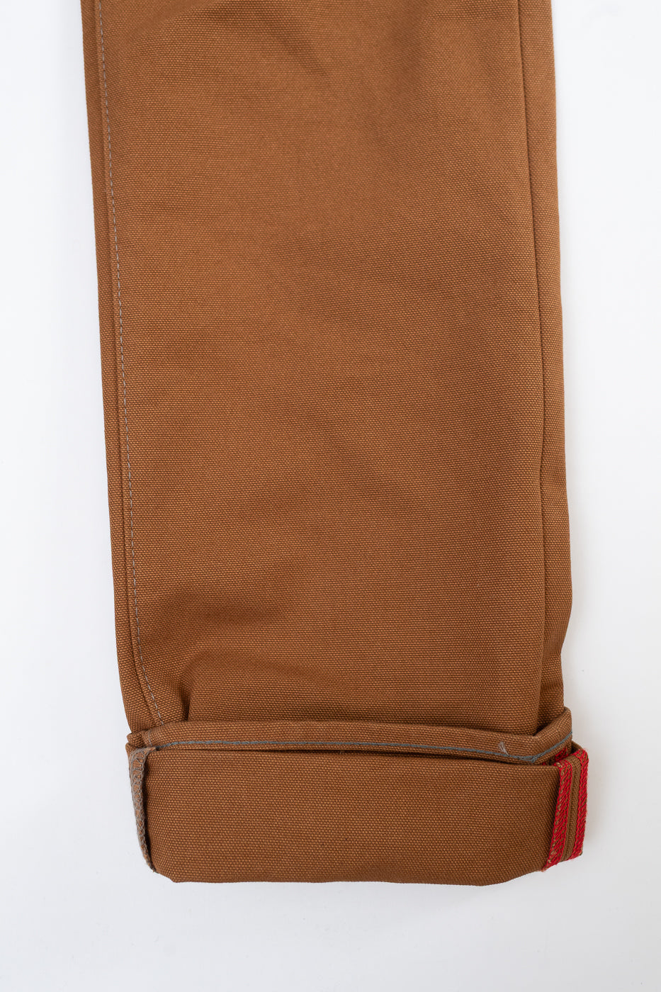 IH-666D - 17oz Duck Slim Straight Cut Jeans - Brown