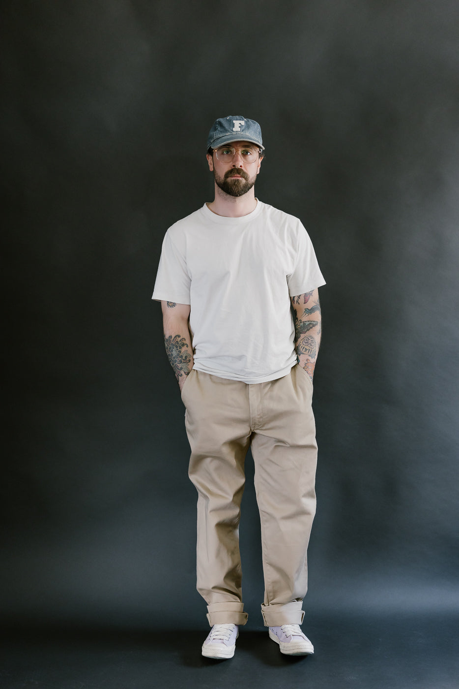 IH-731-KHA - 12oz Heavy Cotton Relaxed Fit Chinos - Khaki