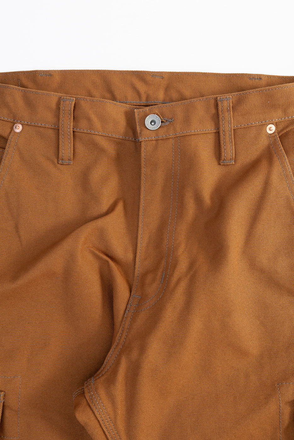 IH-734-BRN - 17oz Duck Cargo Pants - Brown | Dant