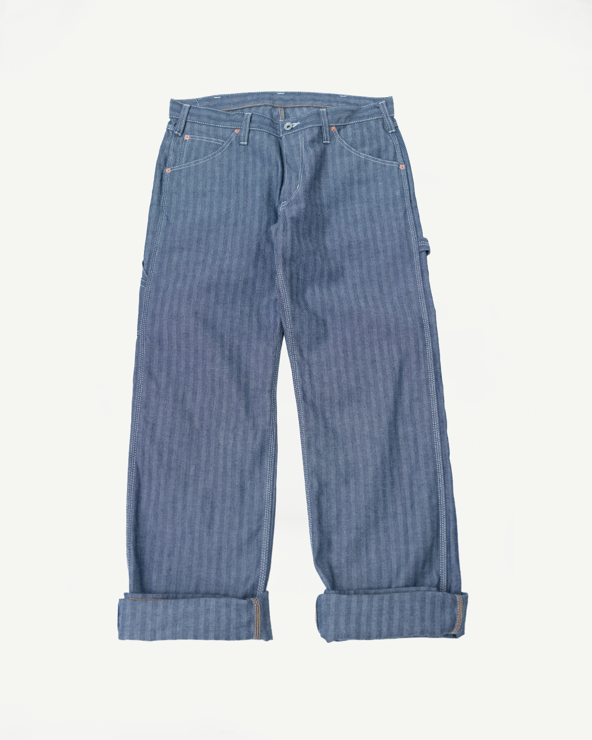 IH-830-IND - 10.5oz Herringbone Painter's Pants - Indigo | Dant